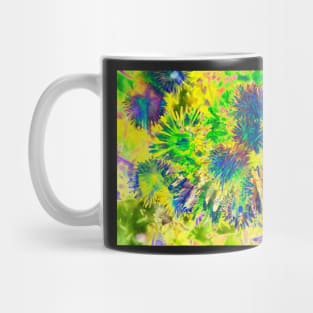 Dandelion blossom, abstract, macro shot, dandelion, flower Mug